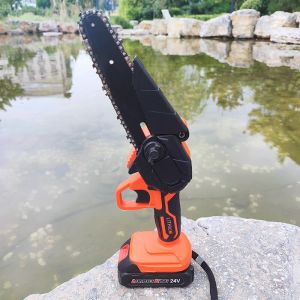 Buy cheap Portable Handheld Mini Lithium Electric Chainsaw 6 Inch Cordless Rechargeable Chainsaws from wholesalers