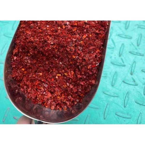 Quality Kimichi Used Tiensin Crushed Chilli Sterilized 120-220 ASTS Moisture Less Than 8% for sale
