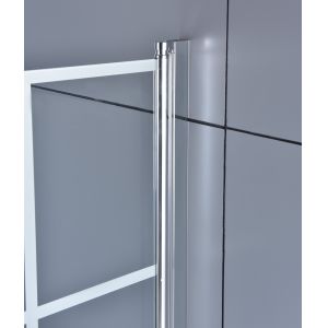 Buy cheap Clear Glass 800x1400mm Pivot Shower Screen 6mm from wholesalers