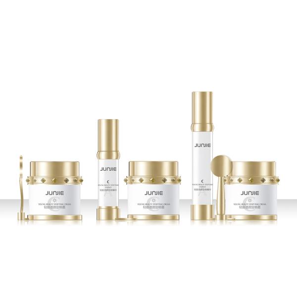 Buy cheap Skincare Body Butter Containers Luxury Cream Jar Set With MS Collar from wholesalers