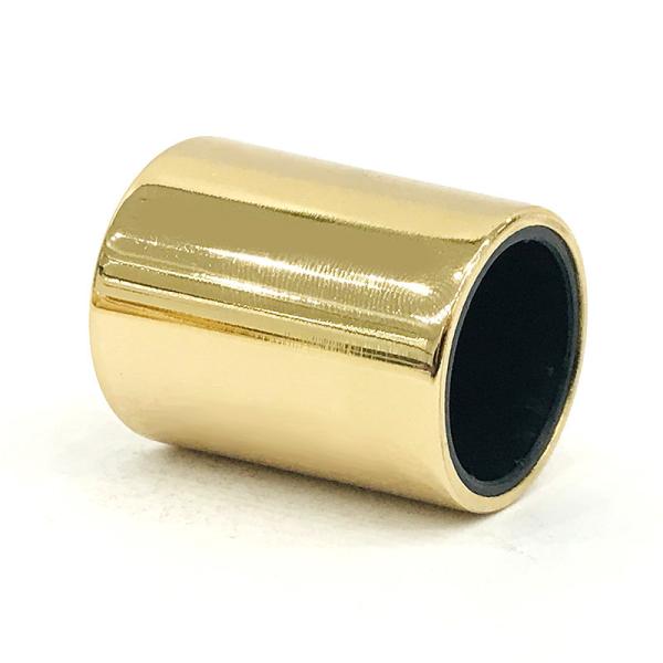 Quality Classic Zinc Alloy Gold Plating Cylinder shape Metal Zamak Perfume Bottle Cap for sale