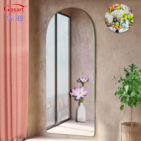 Bevel Edge Glass Mirror for Bathroom and Dressing Room in Modern Hotel Design