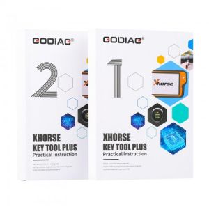 Buy cheap Xhorse VVDI Key Tool Plus Pad wtih GODIAG Practical Instruction 1&2 Two Books Get Free One Year Unlimited MB and ID48 96bit Tokens from wholesalers