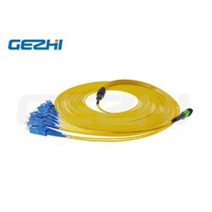 Optical Fanout Cable LC SC Simplex 8 Cores Os2 Singlemode 9/125 10m MPO Fiber