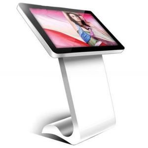 Buy cheap floor stand 24 inch LED self-service terminal AD information checking interactive kiosk with mini PC from wholesalers