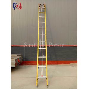 Buy cheap Professional Insulated Straight Ladder 2-8M Model with Light Epoxy Resin and 1 Year Warranty for Live Line Electrical Work from wholesalers