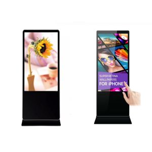 Buy cheap HD Self Standing Interactive Touch Screen Kiosk 65 Inch Using LG / Samsung Panel from wholesalers