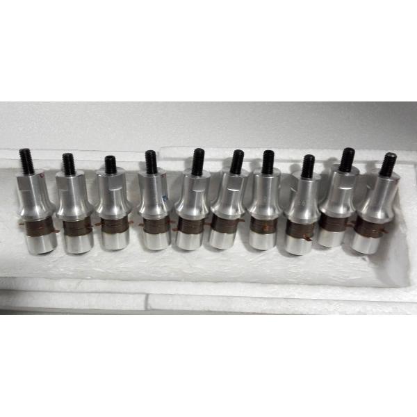 Buy cheap 2 Pcs Piezoelectric Ceramic Transducer For Homogenizing / Dispersing Machine from wholesalers