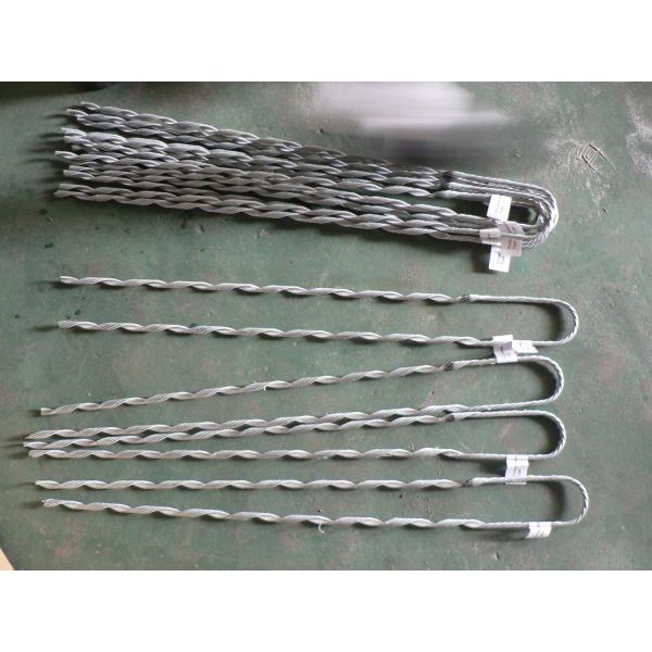 Quality 901mm Wire Clamp Galvanized Preformed Guy Grip Dead End for sale