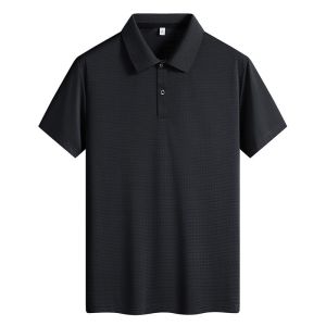 Buy cheap Lapel Short Sleeves 80% Nylon OEM T Shirts For Middle Aged Man from wholesalers