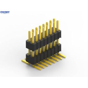 Buy cheap Custom 1.27 Pitch Pin Header , 2 Pin To 50 Pin Board To Board Connector from wholesalers