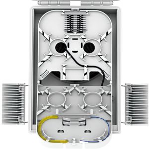 Buy cheap -Made FTTH IP68 8 Cores Fiber Optic Distribution Box with SC Connector 274x175x86 from wholesalers
