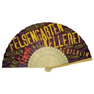 Buy cheap Wooden Foldable Hand Fans 21cm 23cm Custom Bamboo Rave Fan from wholesalers