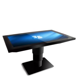 Aluminum Case Touch Screen Conference Table , Remote Control Interactive Touch