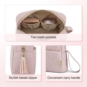 Buy cheap Convenient Handle Makeup Travel Zipper Pouch Water Resistant Toiletry Bags from wholesalers