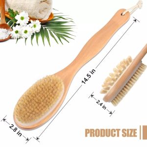 Buy cheap Bathroom Body Brushes Long Handle Bath Natural Bristles Brushes from wholesalers