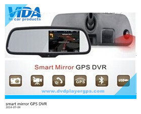 Buy cheap 5"HD Capacitive TFT Panel Mirror GPS Navigation Built in DVR Function+Blue Glass+bluetooth product