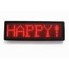 Buy cheap Rechargeable USB Flashing Electronic LED Name Badge Sign Programmable Scrolling Digital from wholesalers