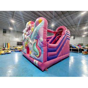 Buy cheap New Design Digital Printing Inflatable Bounce House With Slides Unicorn Inflatable Jumping Castle For Kids from wholesalers