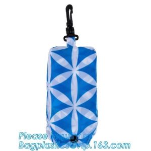 Buy cheap Poly Folding Foldable Grocery Bag, Custom Nylon Reusable Foldable Shopping Bag,420D Polyester Gymsack Varsity Bag packag from wholesalers