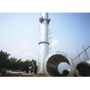 Buy cheap Hot Dip Galvanized Steel Electrical Substation Structure Pole with Flange from wholesalers