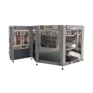 Buy cheap 15000BPH  Automatic Rotary 3 In 1 Beverage Filling Machine from wholesalers