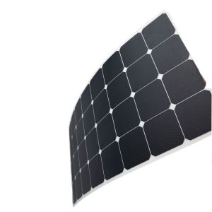 Buy cheap Anti Aging 100W Semi Flexible Monocrystalline Solar Panel product