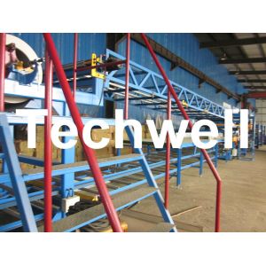 Buy cheap 1000mm, 1200mm Rock Wool Insulated Sandwich Panel Machine for Prefabricated House from wholesalers