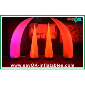 Fashion Customized Inflatable LED Light Logo Printing With Air Blower