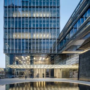 Buy cheap 24mm - 35mm Waterproof Glass Curtain Wall Facade Combination Of Form And Function from wholesalers