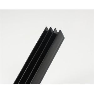 Buy cheap Customized U Shape PVC UPVC Rigid Plastic Extrusion Profile from wholesalers