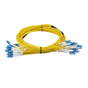 Buy cheap 8-Core 12-Core 24-Core Fiber Optic Patch Cord with Low Insertion Loss and Duplex LC Connector from wholesalers