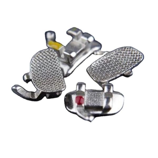Quality Manual Metal Orthodontic Molar Brackets with Roth/MBT/Edgewise Hooks Professional Design for sale