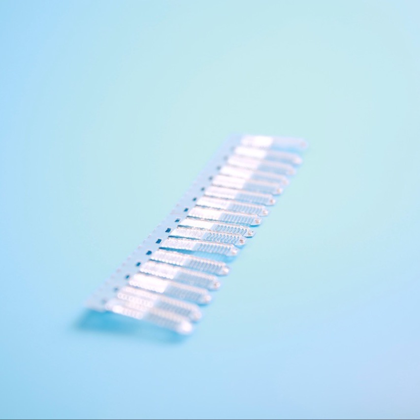 Buy cheap Microchannel Condenser Insert Fins For AC Fin Width 28mm Micro Condenser Coil from wholesalers