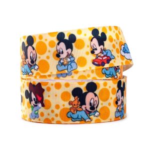 Wholesale 1.5 Custom Cartoon Printed Grosgrain Ribbon