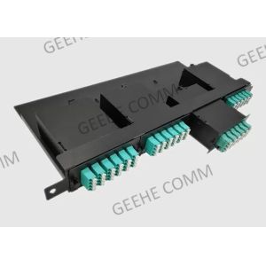 Duplex LC/UPC To 24F MPO Male HD 1U Fiber Optic Enclosure