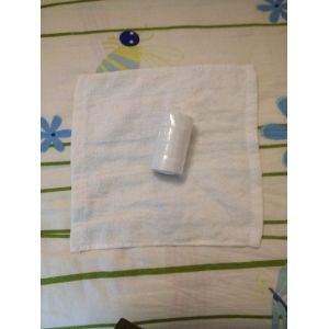 Buy cheap restaurant use towel knitting towel compressed towel 4.5cm diameter product