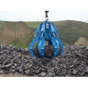 Electric Hydraulic Orange Peel Grab For Domestic Garbage Handling