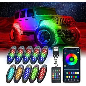 Multi Color Chasing Neon Light Kit with Remote Control and 50000 Hours Working