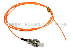Buy cheap Fiber Optic Pigtail FC PC Mulitmode OM2 50/125 Simplex Orange 900um LSZH G655 from wholesalers