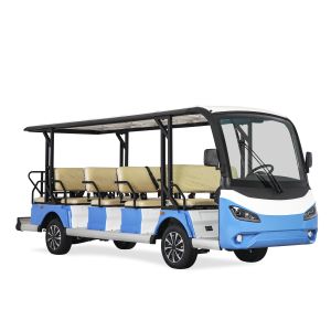 14 Seats Sightseeing Shuttle Bus Car With Lithium Battery