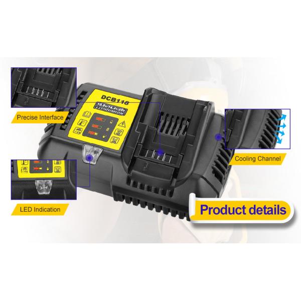 QC3.0 DCB118 Quick Charger Battery Compatible 18V 20V Max Dewalt Battery