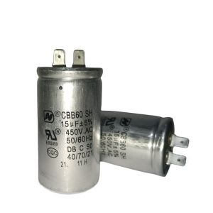 Buy cheap Water Pump Motor Capacitor CBB60 450V 15mfd With Two Quick-Connect Terminals from wholesalers