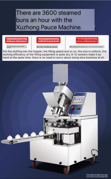 Quality Commercial Full-Automatic Small Xiaolongbao Soup Bag Multi-Function Steamed Bun Mantou All-In-One Machine for sale