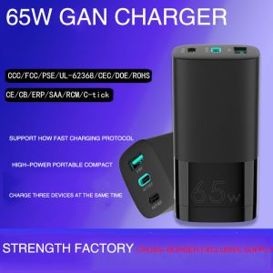Buy cheap Fast Charging PD3.0 65W Gallium Nitride Charger For Laptop from wholesalers