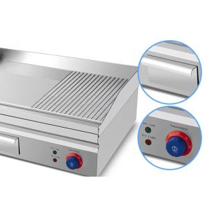 Buy cheap Mirror 4.4kw 700mm Commercial Countertop Electric Griddle from wholesalers