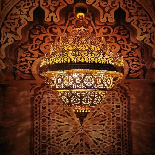 Buy cheap Unique Pierced Metal Hollow Carved Burning Fire Flame Shadow Flame Droplight(WH-DC-68) from wholesalers