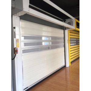 Aluminum Transparent High Speed Spiral Door Safety Efficiency