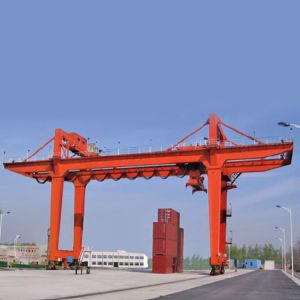 Buy cheap Mobile Container Gantry Crane Heavy Capacity Electric Double Girder from wholesalers