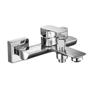 Buy cheap Chrome Wall Mounted Bath Shower Mixer Adjustable Temperature T8031 from wholesalers